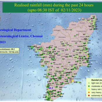 FORECAST & WARNINGS FOR TAMILNADU AND PUDUCHERRY FOR NEXT FIVE DAYS
